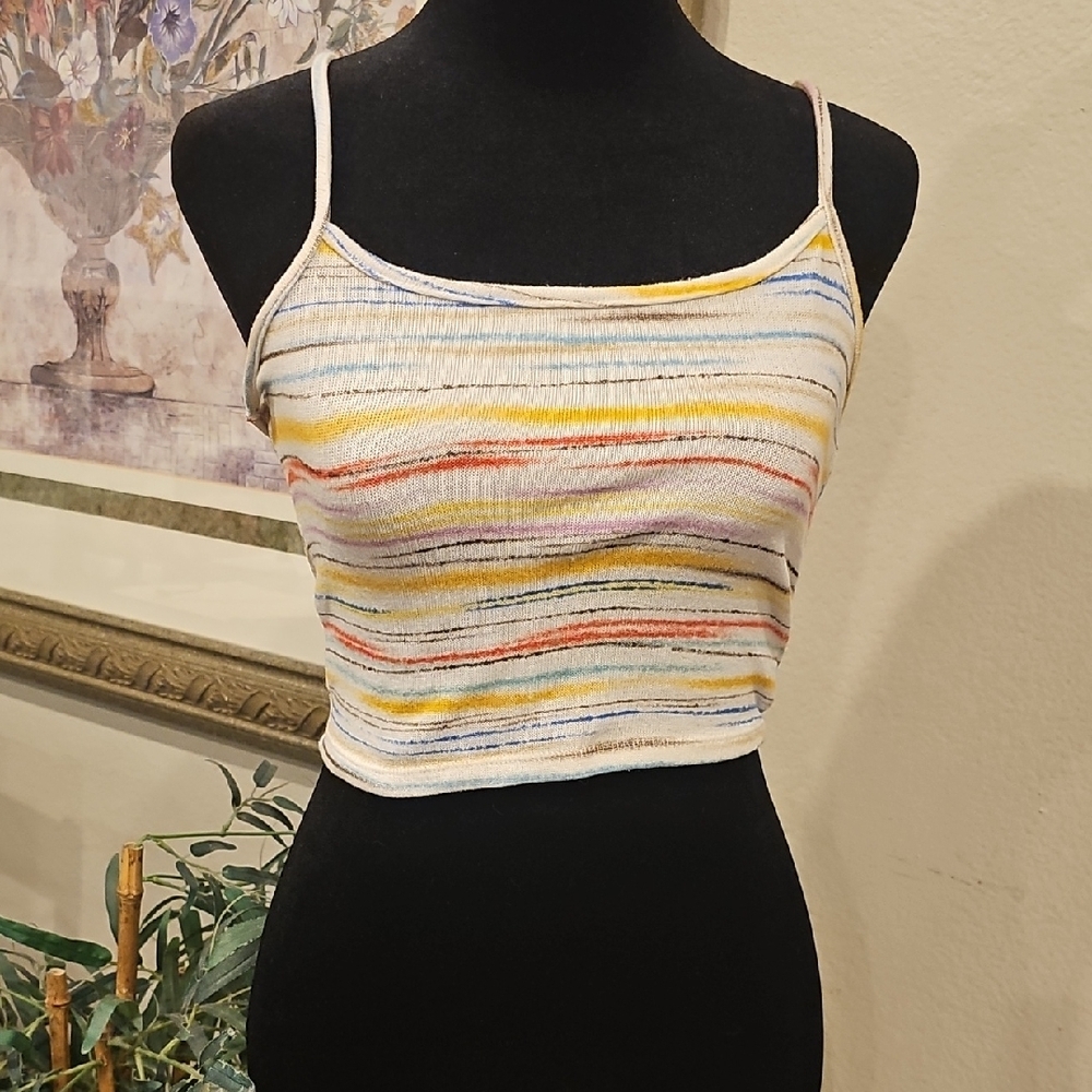 Colorful Striped Tank Top